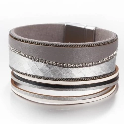 Жіночий шкіряний браслет lan-3004