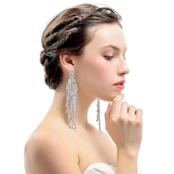 Серьги висюльки lan-3398