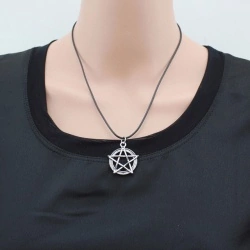 Кулон Пентакль на черном шнурке