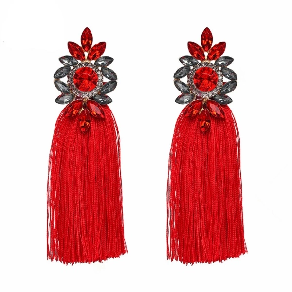 Серьги кисточки Грация