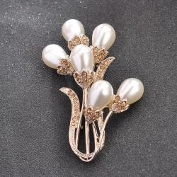 Брошка гілочка Верби Котики lan-2986