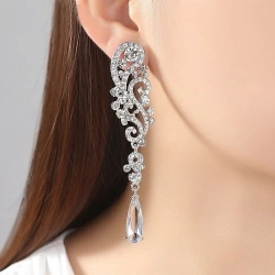 Сережки з камінням Марісіо