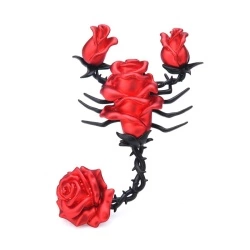 Брошка Еліт скорпіон Роза
