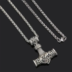 Кулон в стиле викингов Молот Тора Мьельнир lan-2888