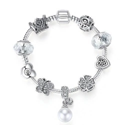 Браслет в стиле пандора Жемчужина lan-3403