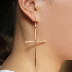Серьги Кресты XXL