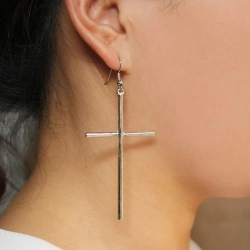 Серьги Кресты XXL