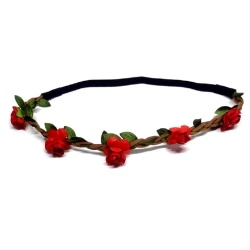 Ободок для волос (венок на голову) Розочки