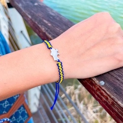 Браслет шнурок карта України lan-2786
