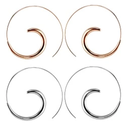 Серьги кольца Ring