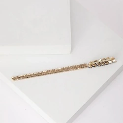 Брошка колосок пшениці кристальна нитка lan-2995