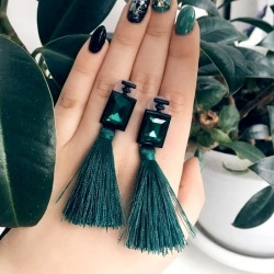 Сережки пензлика Прямокутник