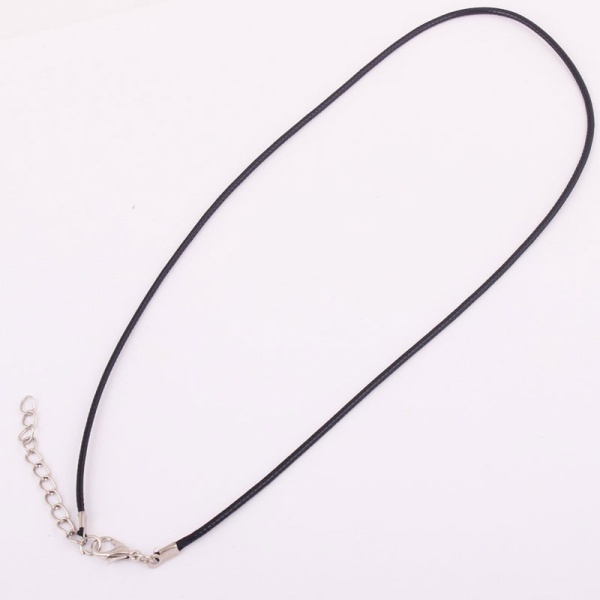 Кулон Кристал Корал на чорному шнурку