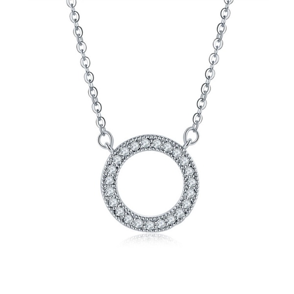 Кулон на ланцюжку Кільце з кристалами