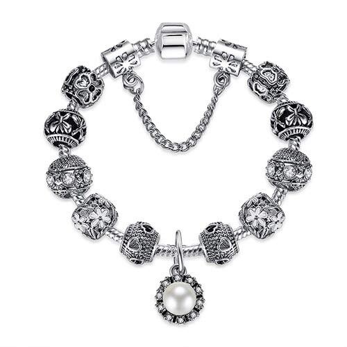 Браслет в стиле пандора Жемчужина