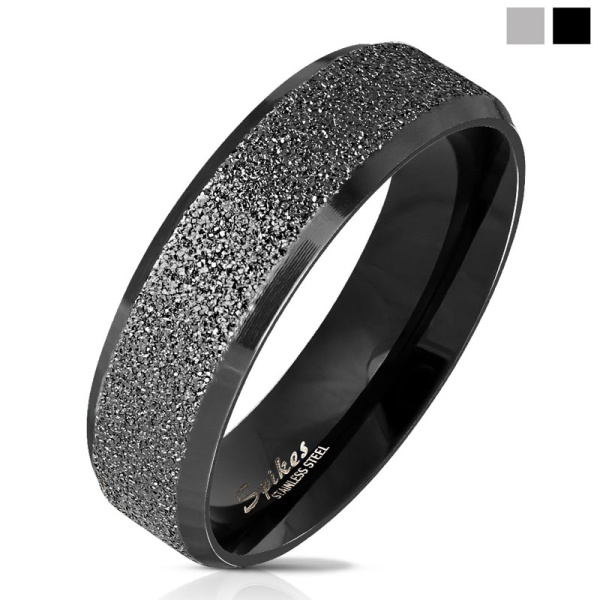 Кольцо из стали Spikes Сатин