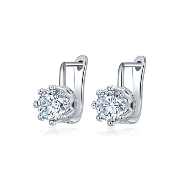 Сережки з англійським замком.