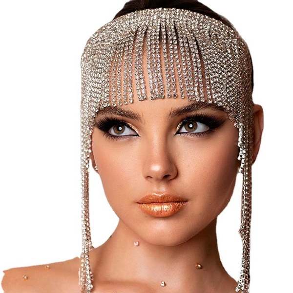 Тика для волос с кристаллами Водопад lan-3103