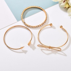 Набор браслетов: бант, стрела, кристалл lan — 2420