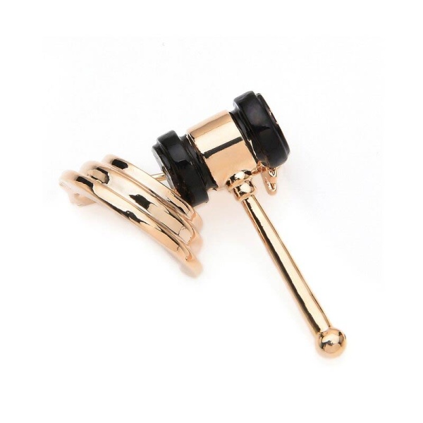 Брошь молоток судьи