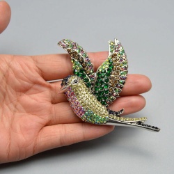 Брошь птичка Ласточка