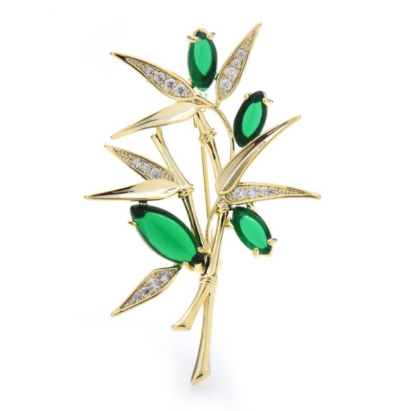 Премиум брошь Бамбук lan-2805