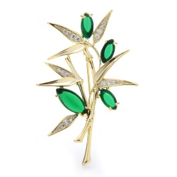 Преміум брошка Бамбук lan-2805