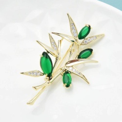 Преміум брошка Бамбук lan-2805