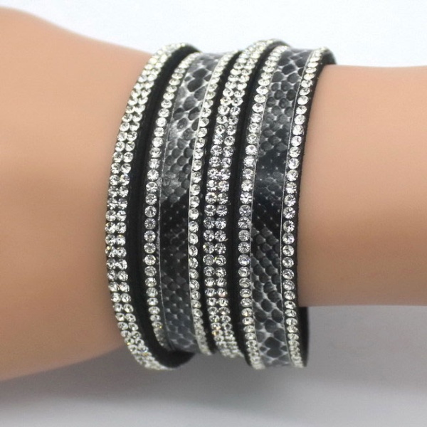 Браслет кожаный Змея