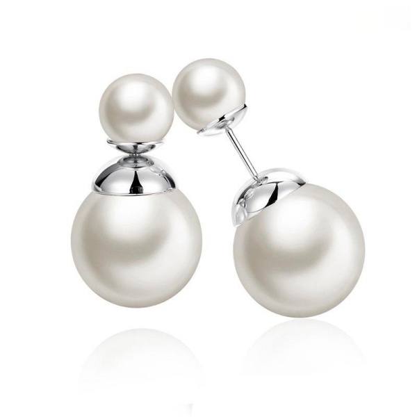 Серьги шарики в стиле Диор Luxury