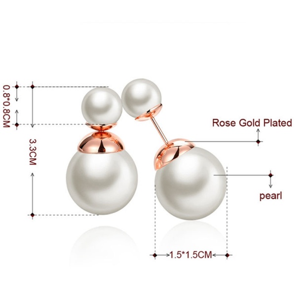 Серьги шарики в стиле Диор Luxury