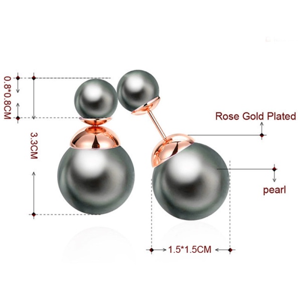 Серьги шарики в стиле Диор Luxury