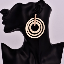 Серьги кольца Геометрия