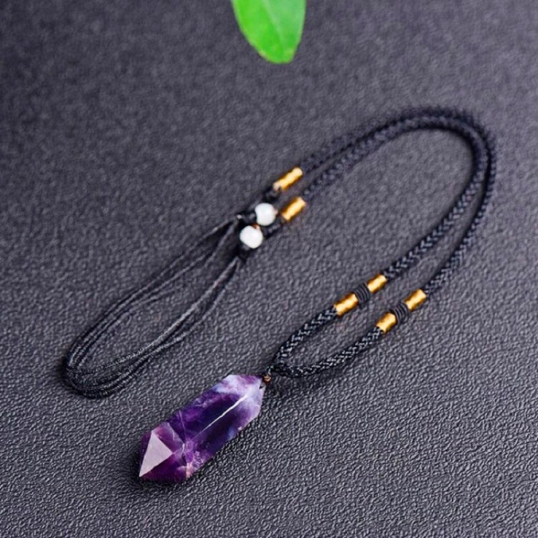 Большой кулон Аметист кристалл