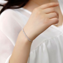 Браслет Нежность с фианитами