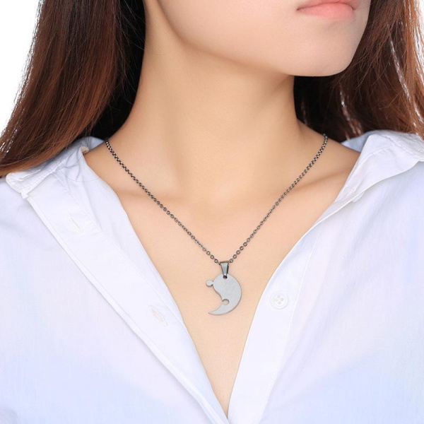 Парный кулон из стали Инь и Янь lan-3173