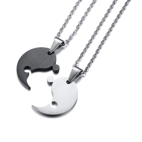 Парный кулон из стали Инь и Янь lan-3173