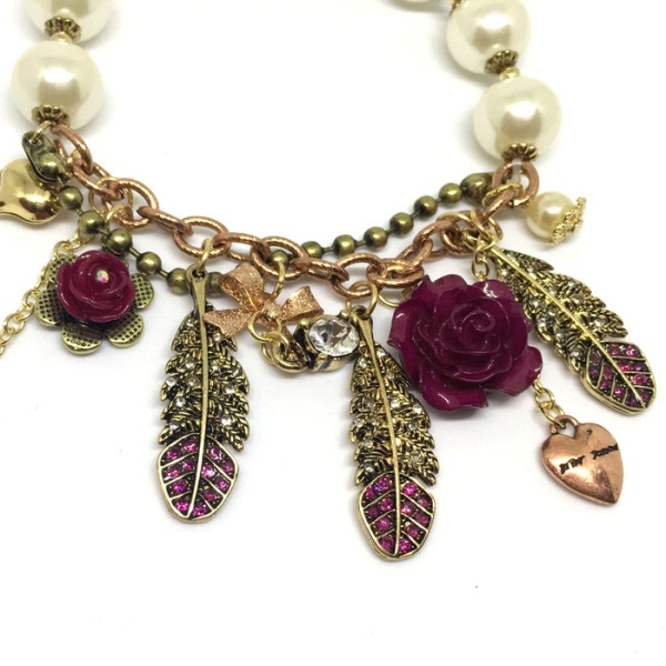 Браслет на резинке с бусинами Candy Lady