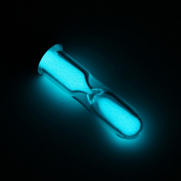 Кулон з ланцюжком Пісочний годинник люмінесцентний