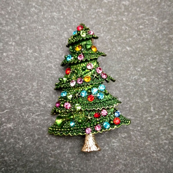 Брошь Новорічна ялинка