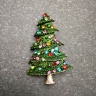 Брошь Новорічна ялинка