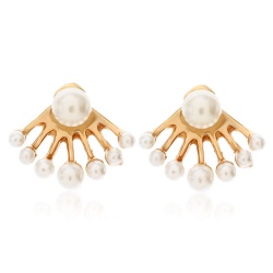 Серьги гвоздики Жемчужина