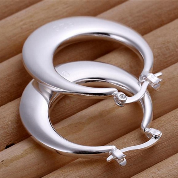 Серьги кольца Moon Hoops