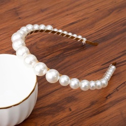 Обруч для волосся з великою Перлою lan-3177