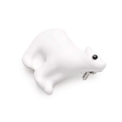 Брошка білий Полярний ведмідь