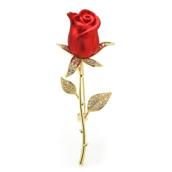 Брошь Роза Престиж