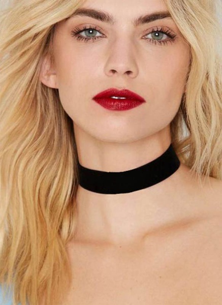 Чокер оксамитовий Average lan-2810