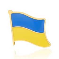 Брошь флаг Украины lan-2910