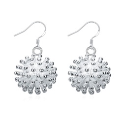 Сережки підвіски Кульбаба срібні