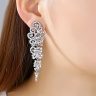 Свадебные серьги Annie с кристаллами свароски